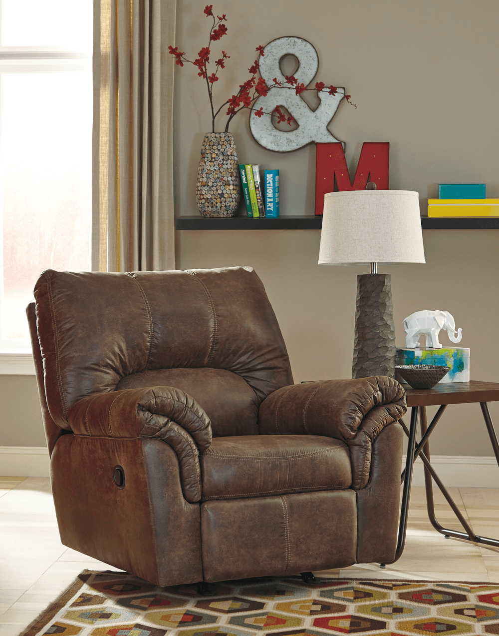 Bladen Faux Leather Rocker Recliner