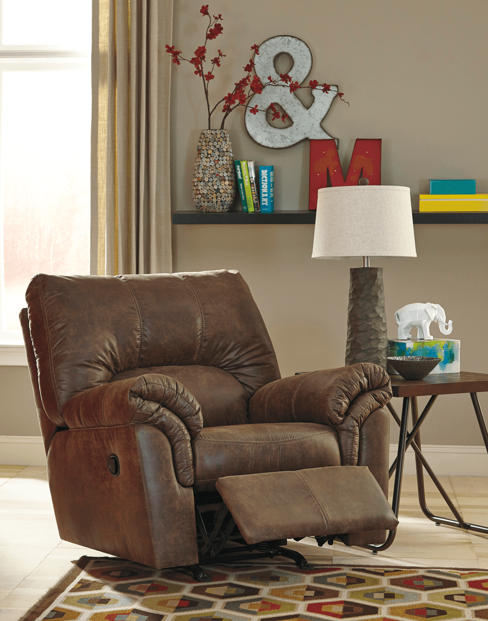 Bladen Faux Leather Rocker Recliner