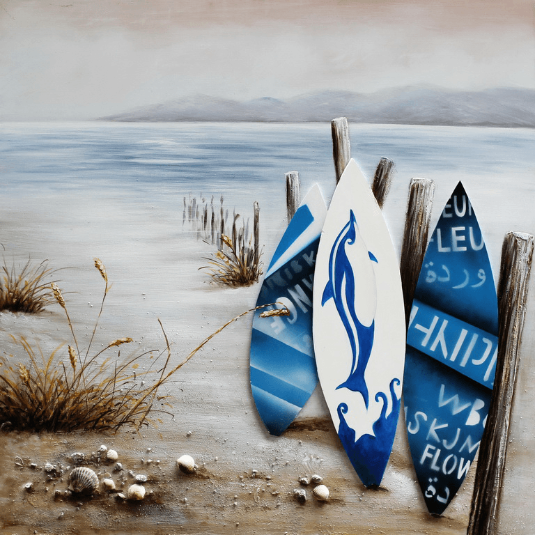 Canvas Design 68 80cm x 80cm Oil Painting