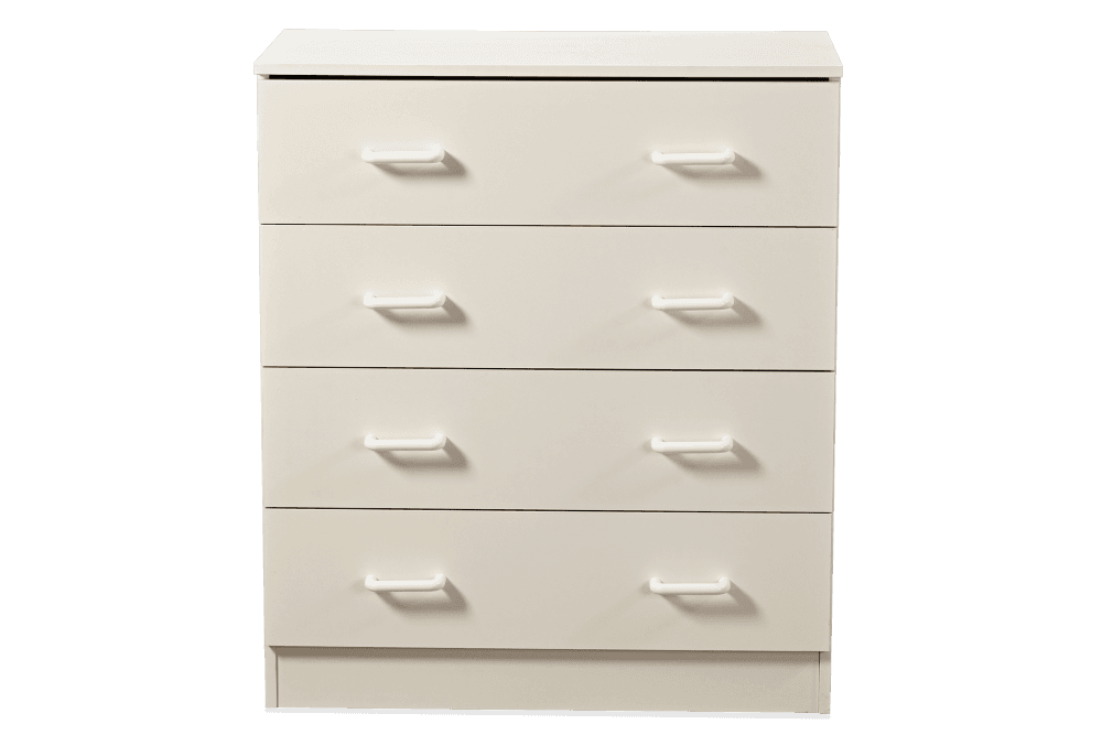 Melamine Melamine 80cm 4 Drawer Chest