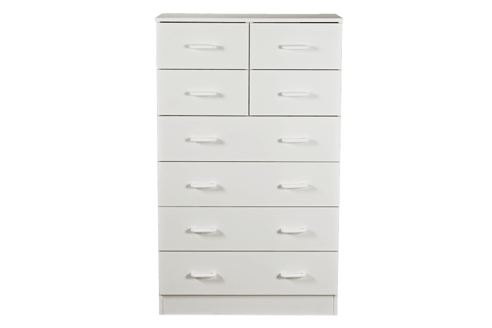 Melamine Melamine 80cm 6 Drawer Split Chest