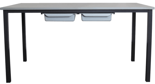 Eclipse^ Classroom Desk With Tray Rails
