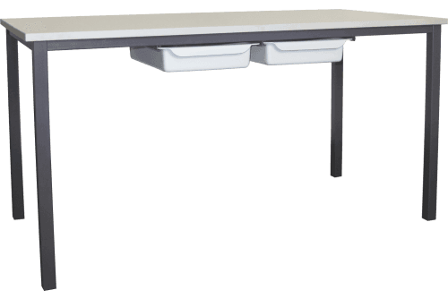 Eclipse^ Classroom Desk With Tray Rails