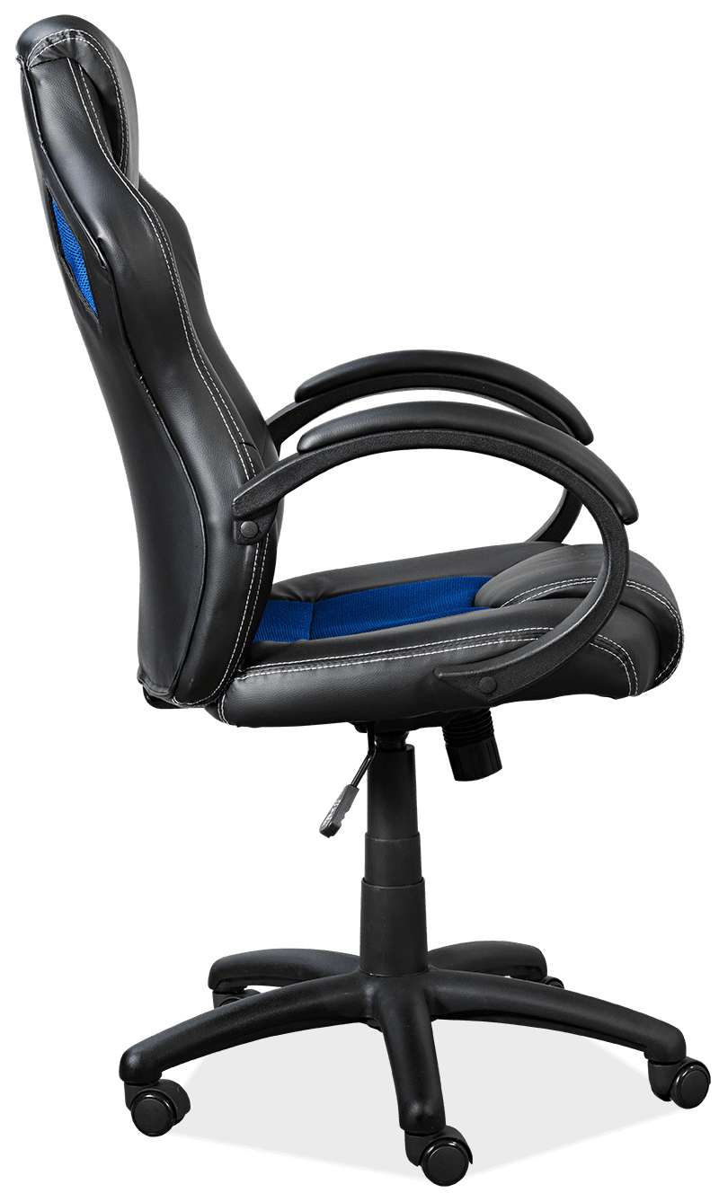 Monaco PU Mesh Office Chair With Arms