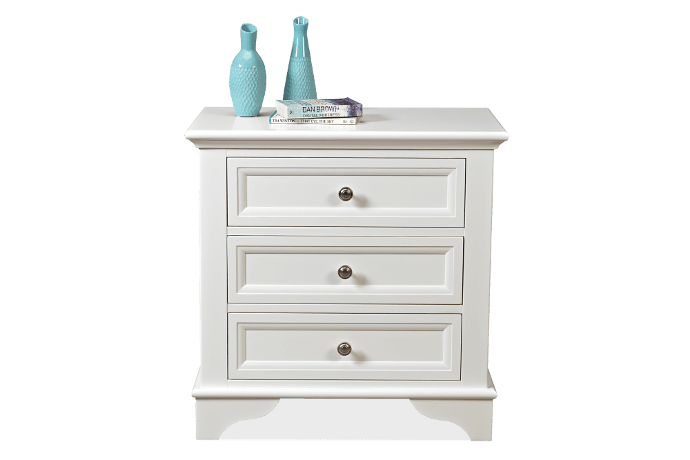 Wellington MDF/Acacia 3 Drawer Chest