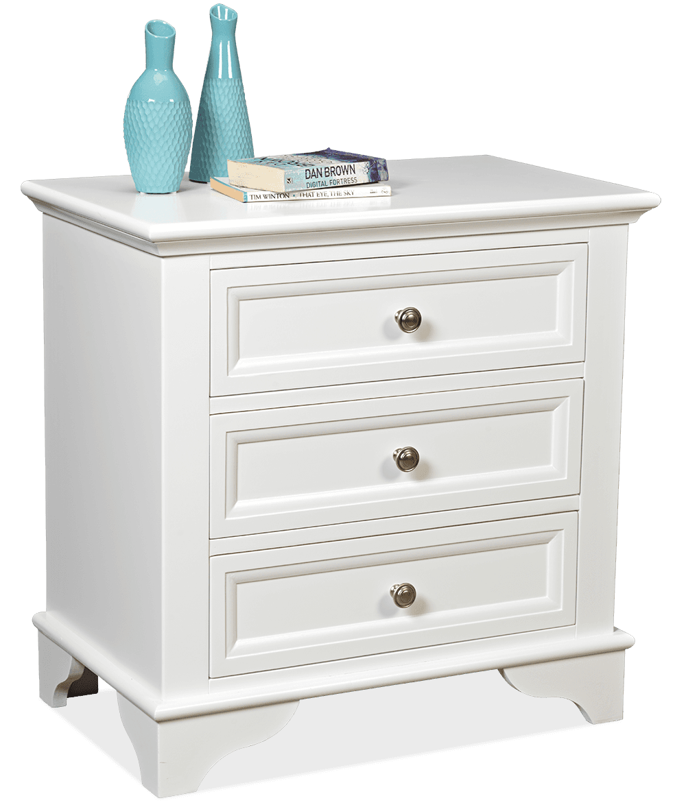 Wellington MDF/Acacia 3 Drawer Chest