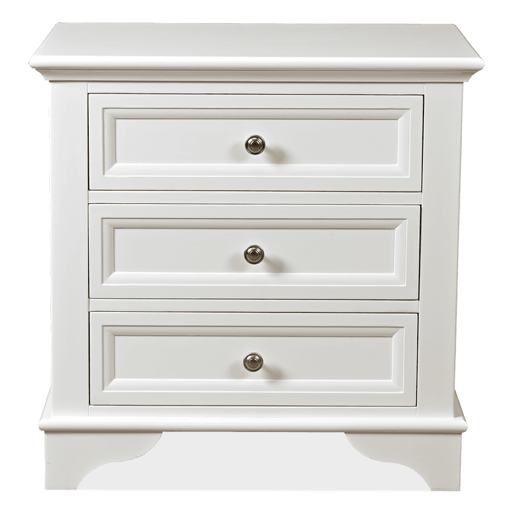 Wellington MDF/Acacia 3 Drawer Chest