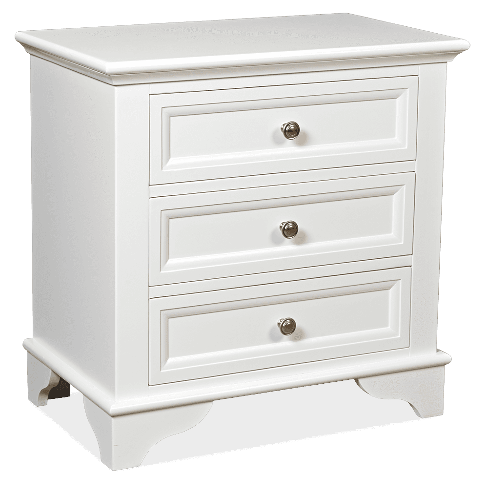 Wellington MDF/Acacia 3 Drawer Chest