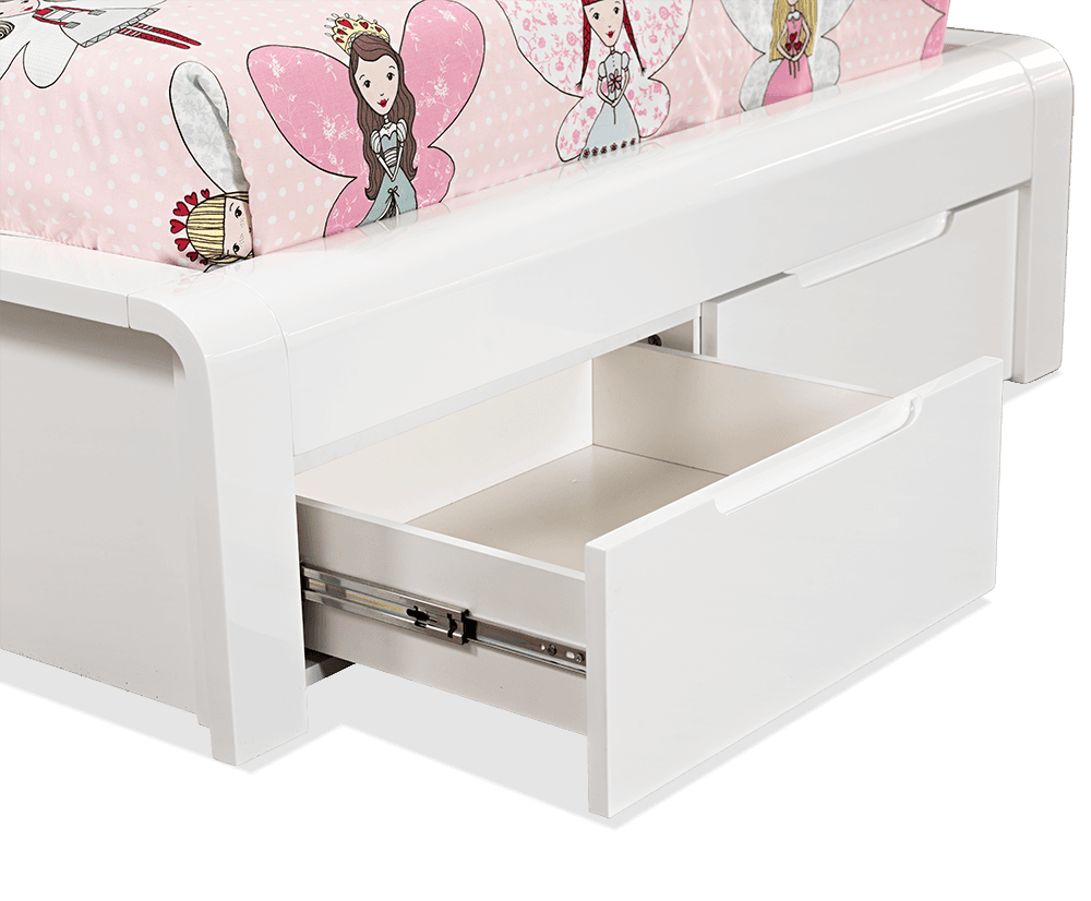 Baltimore High Gloss King Single Bed
