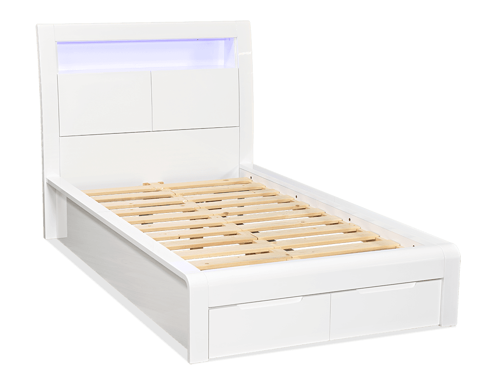 Baltimore High Gloss King Single Bed