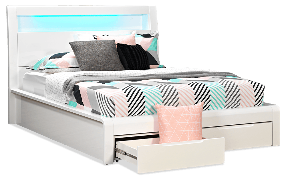 Baltimore High Gloss Queen Bed