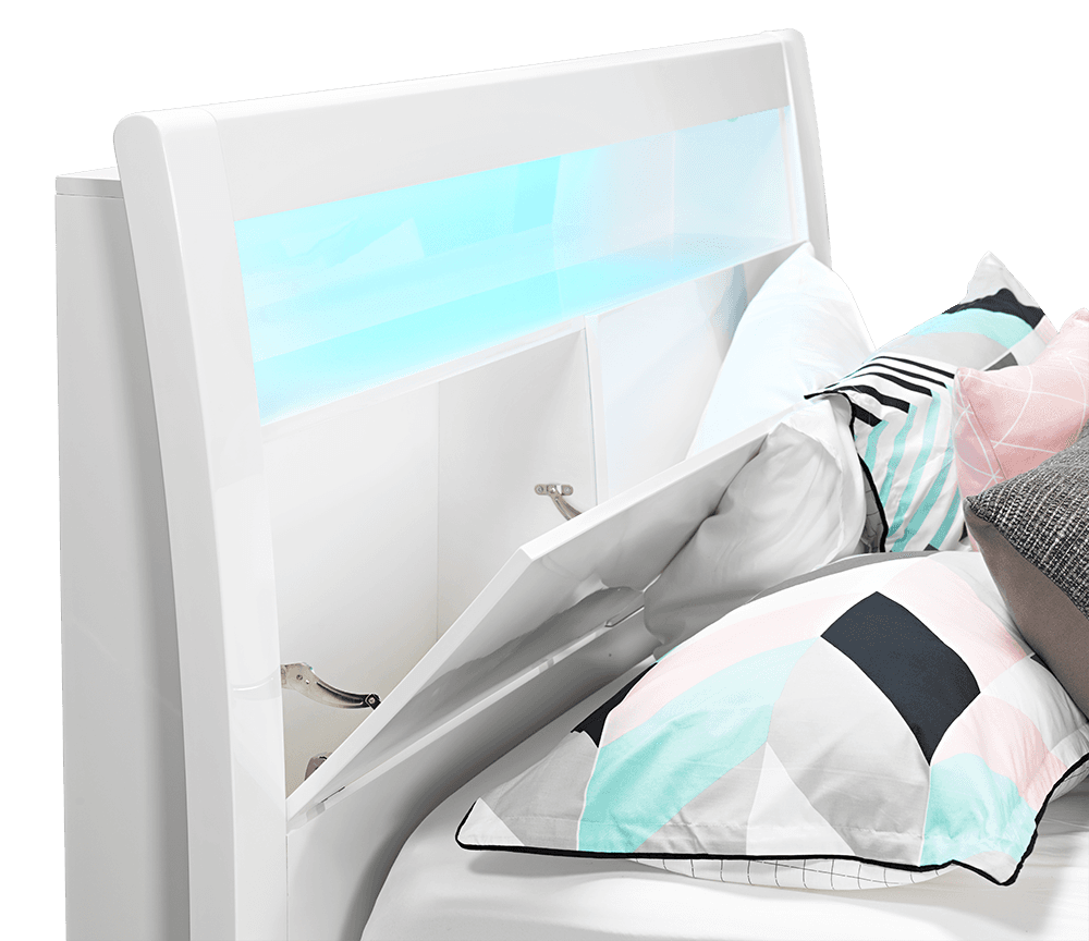 Baltimore High Gloss King Bed