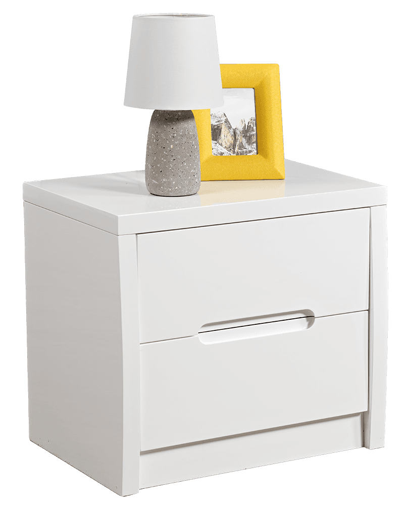 Baltimore High Gloss 2 Drawer Chest