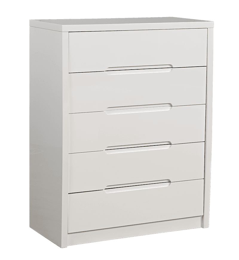 Baltimore High Gloss 5 Drawer Chest