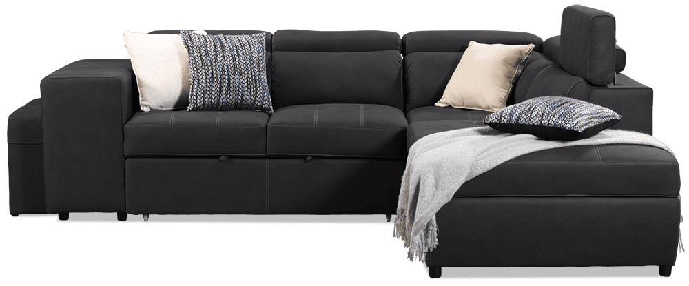 Giorgio Premium Rhino Lounge With Inbuilt Sofa bed