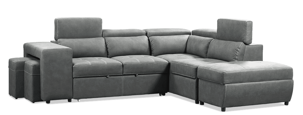 Giorgio Premium Rhino Lounge With Inbuilt Sofa bed