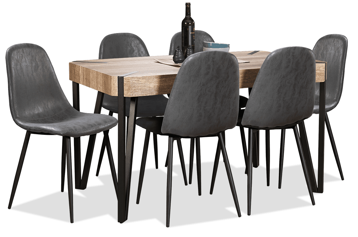 Longreach 7 Piece Rectangle Dining Suite