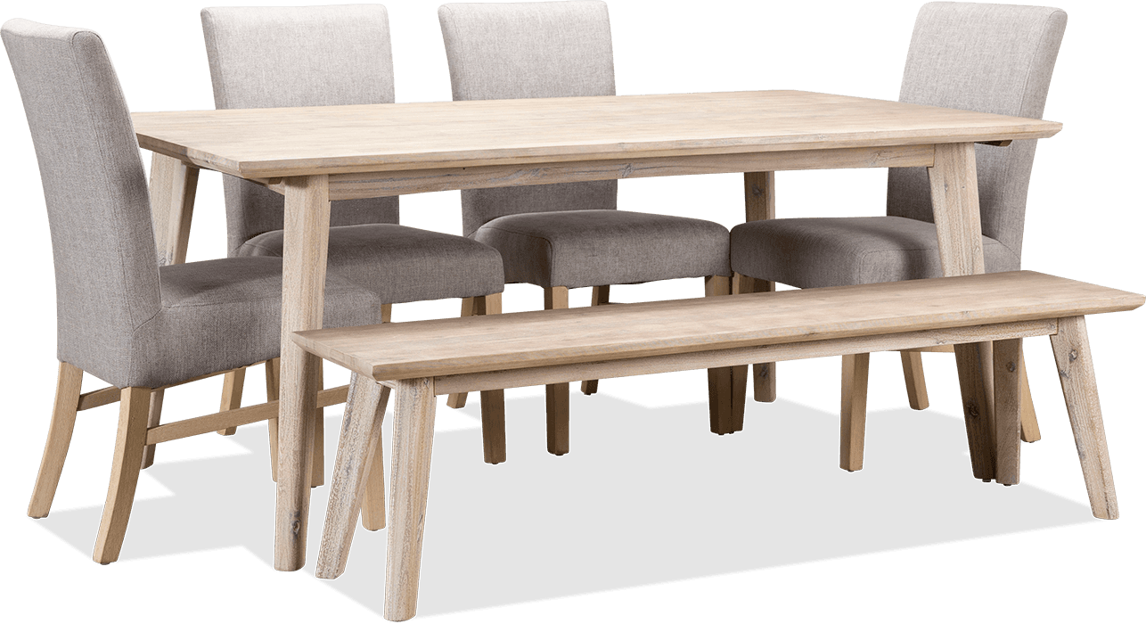 Byron^ 6 Piece Dining Suite With Earlwood Chairs