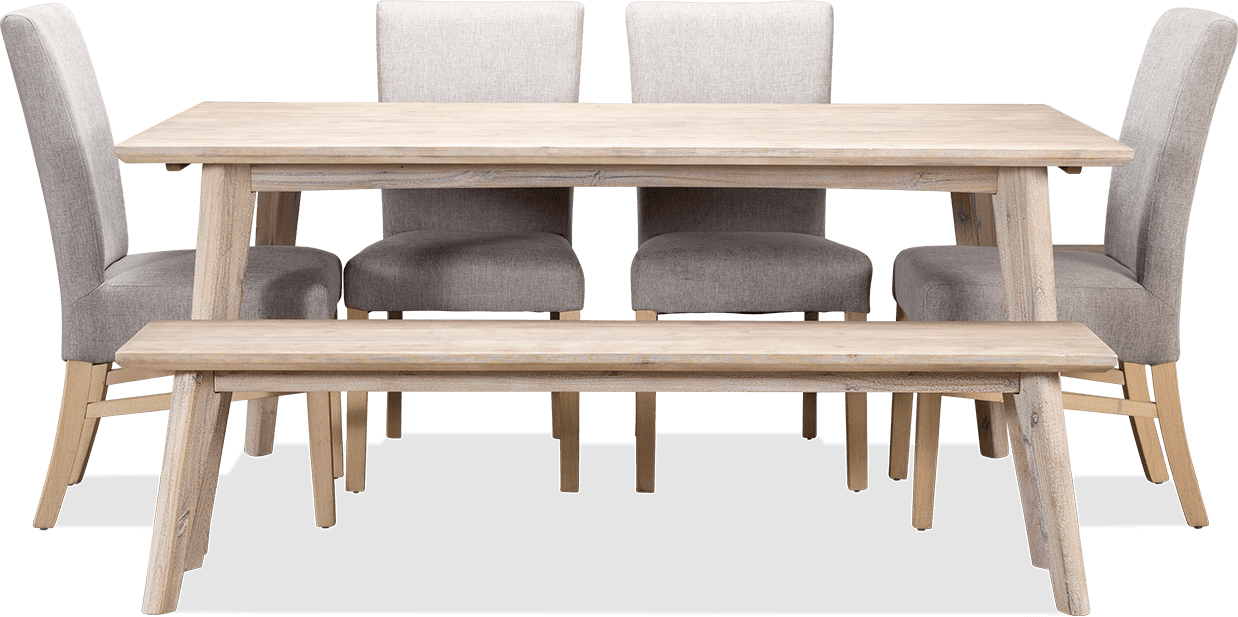 Byron^ 6 Piece Dining Suite With Earlwood Chairs