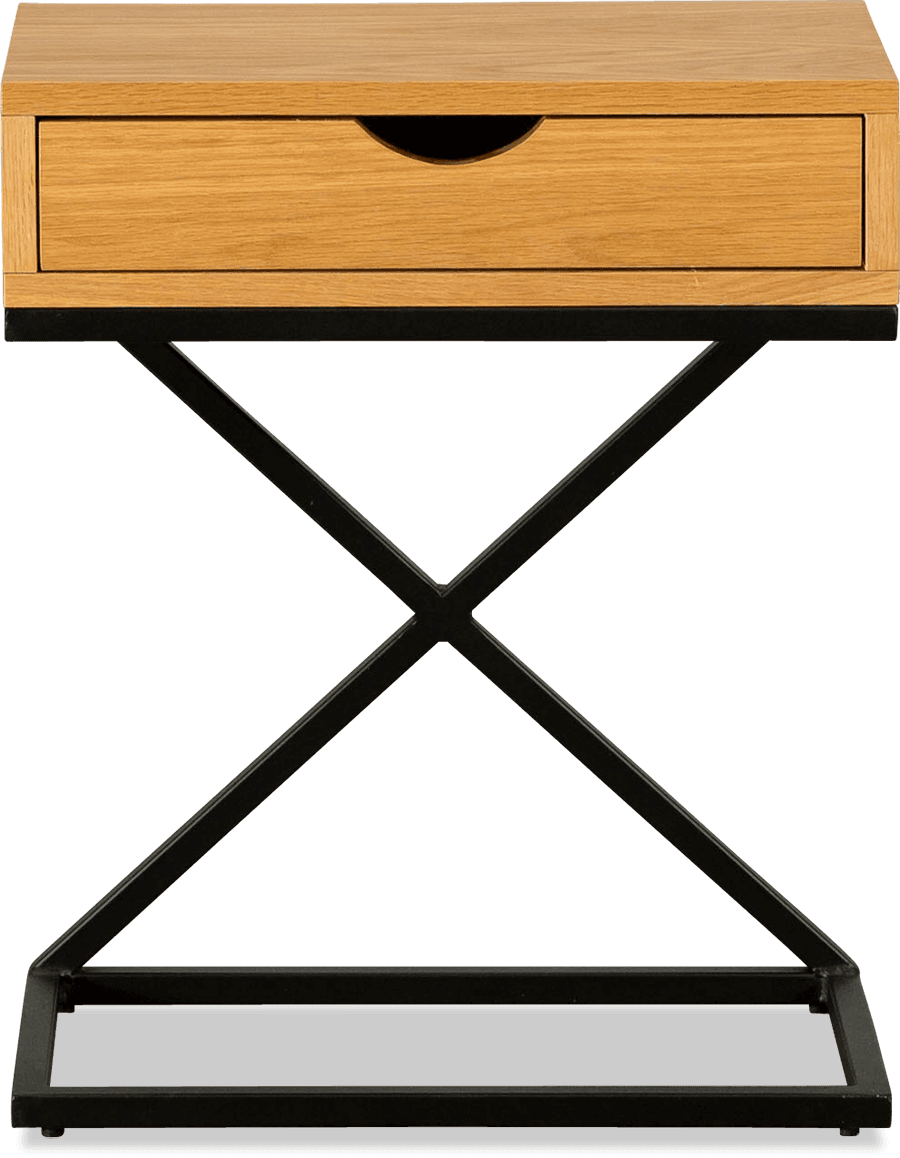 Bremer MDF/Metal Rectangle Lamp Table