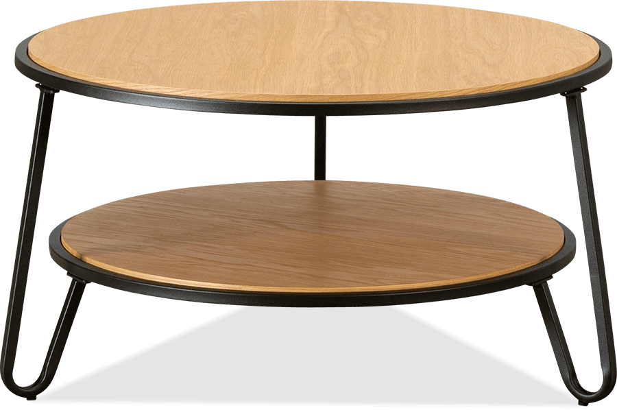 Meda MDF/Metal Round Coffee Table