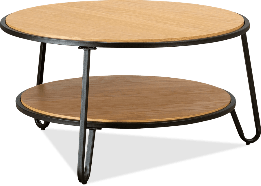 Meda MDF/Metal Round Coffee Table