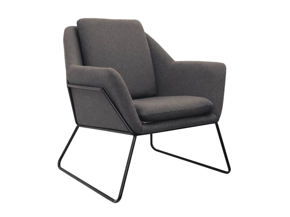 Cardinal Fabric 1 Seater Sofa