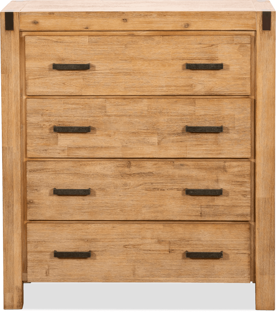 Coral Bay Acacia 4 Drawer Chest
