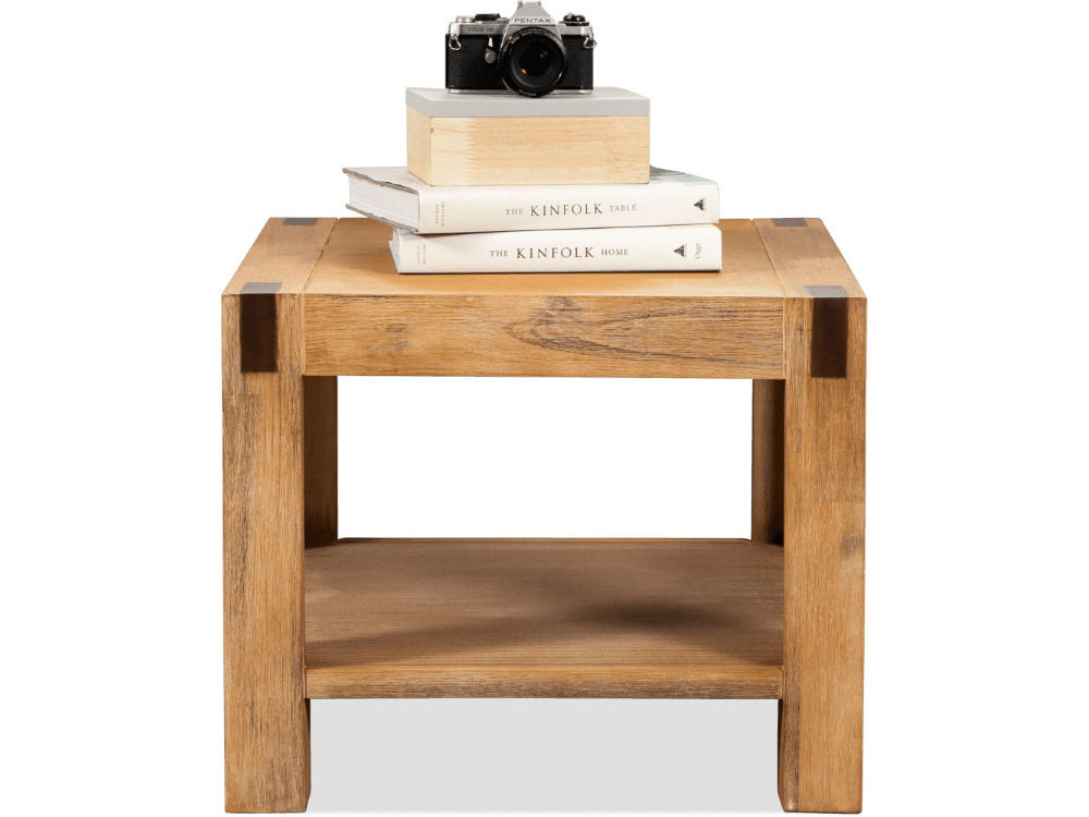 Coral Bay Acacia Square Lamp Table