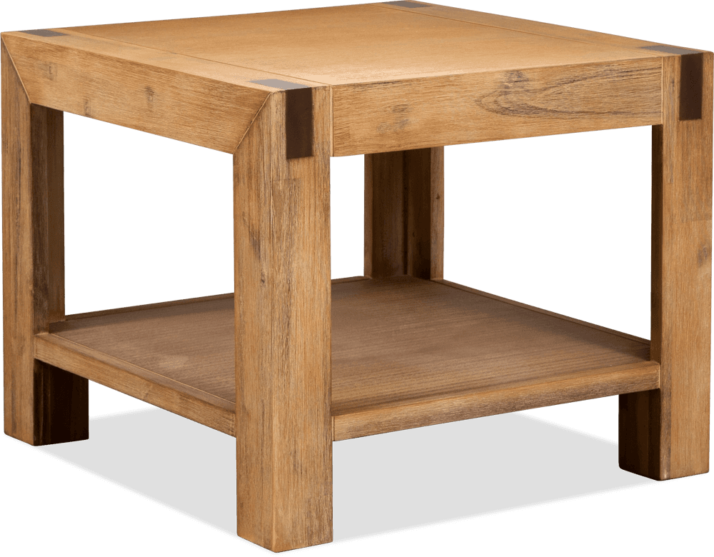 Coral Bay Acacia Square Lamp Table