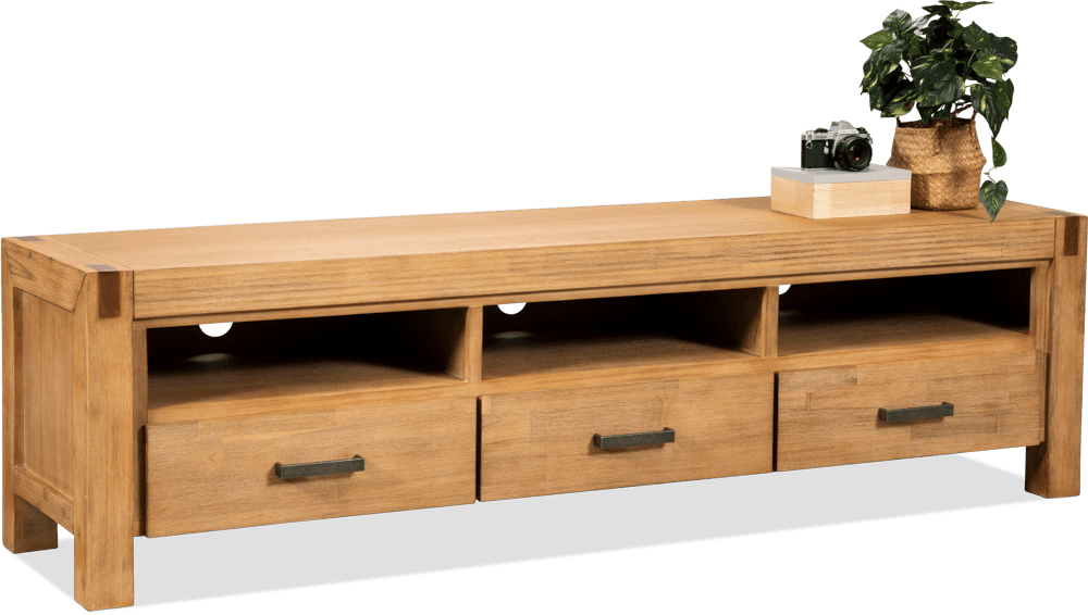 Coral Bay Acacia 3 Drawer TV/DVD Unit