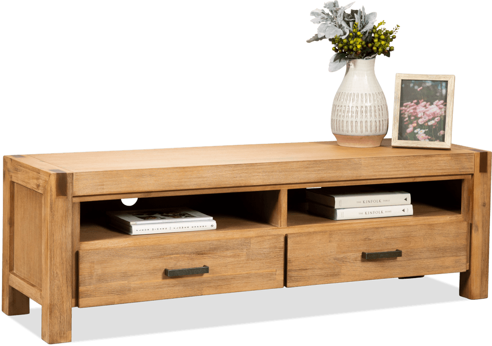 Coral Bay Acacia 2 Drawer TV/DVD Unit