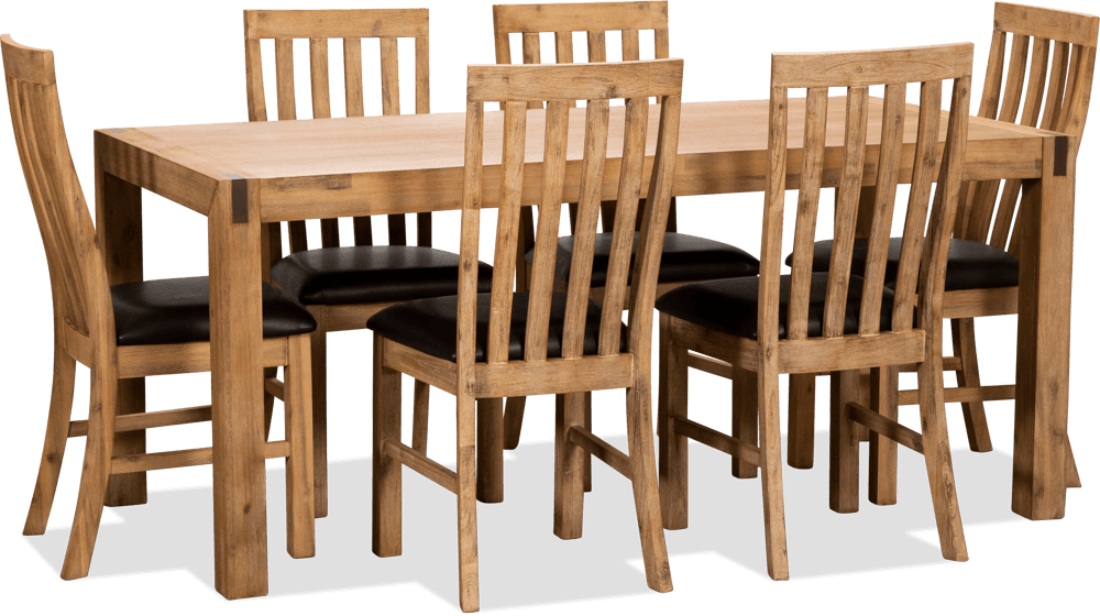 Coral Bay Acacia 7 Piece Dining Suite