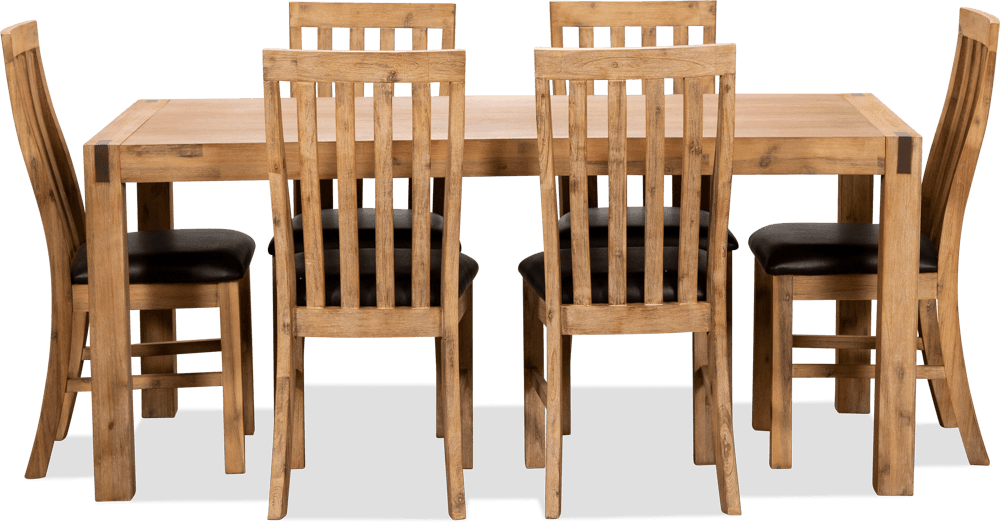 Coral Bay Acacia 7 Piece Dining Suite