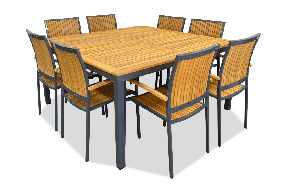 San Remo Eucalyptus Square 1500 Dining Table
