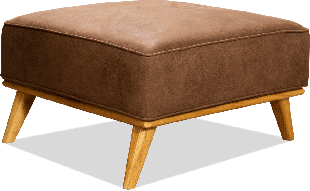 Skylar Nubuck Square Ottoman