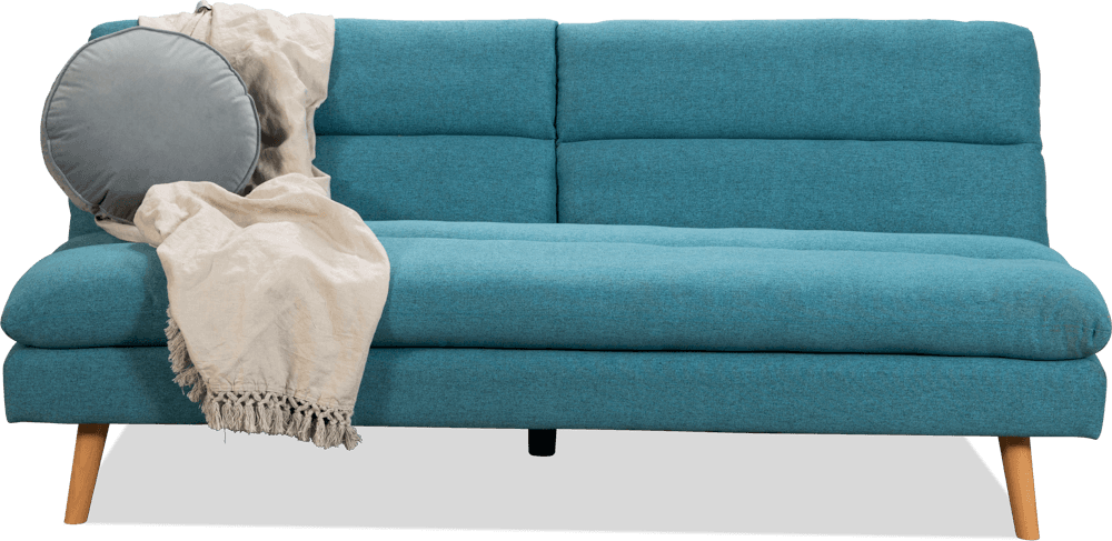 Vibe Fabric 3 Seater Sofa Bed (With Foam Mattress)