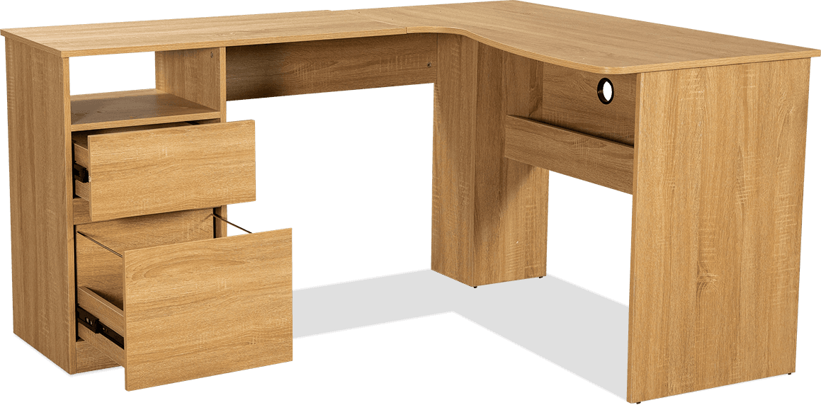 Alfie Melamine Corner Desk
