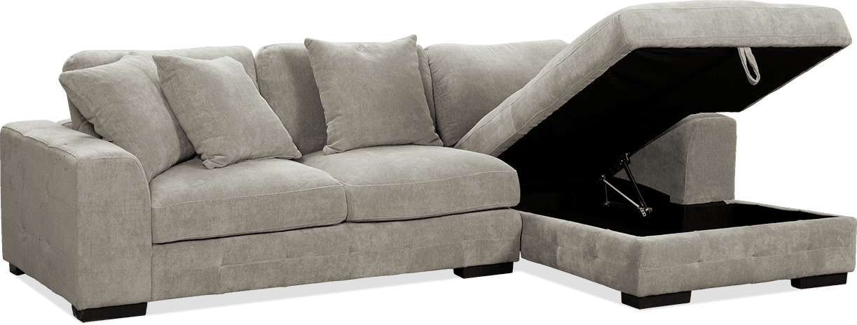 Jesse Canino 3 Seater Lift up Right Hand Chaise Sofa