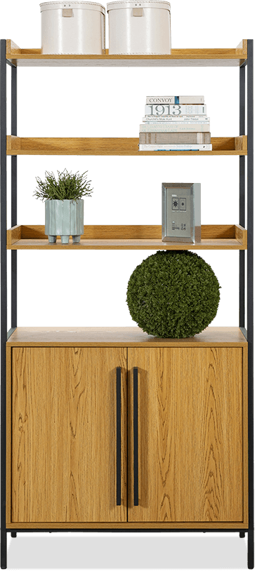 Knox MDF Bookcase With Storage
