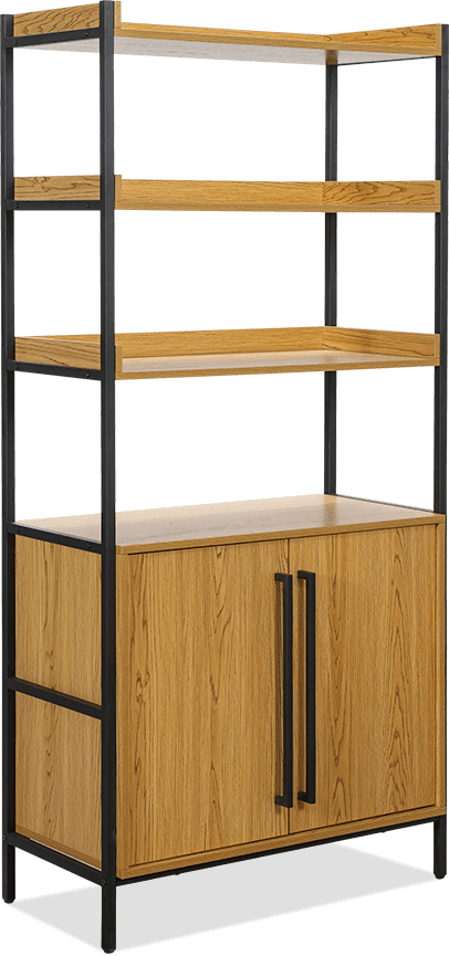 Knox MDF Bookcase With Storage