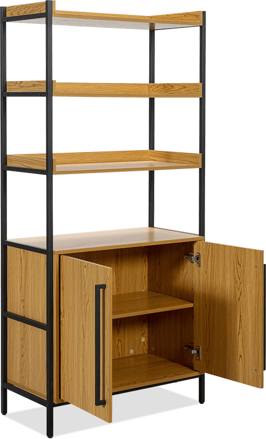 Knox MDF Bookcase With Storage