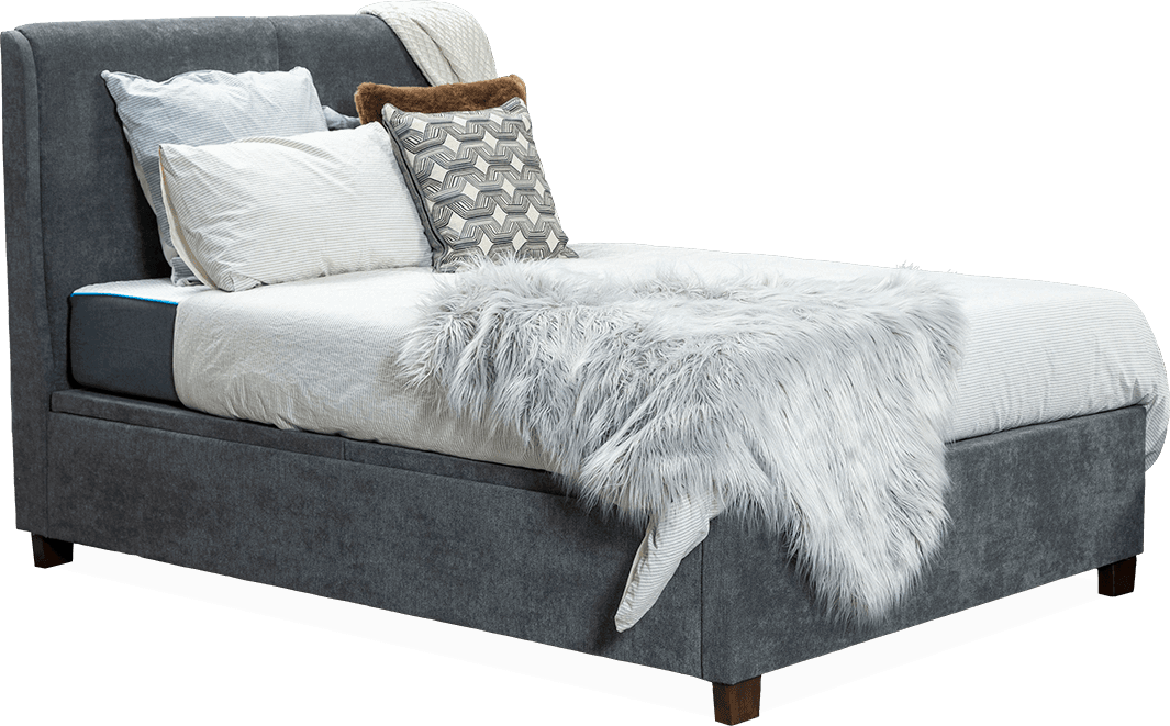 Sawyer Fabric King Storage Bed