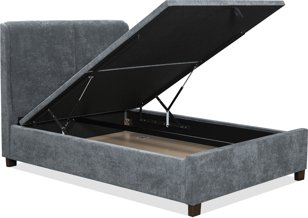Sawyer Fabric King Storage Bed