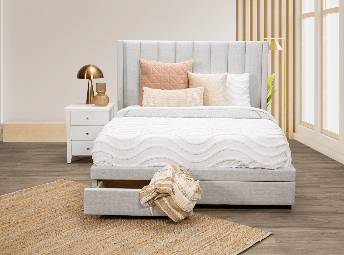 Maya Fabric Queen Bed