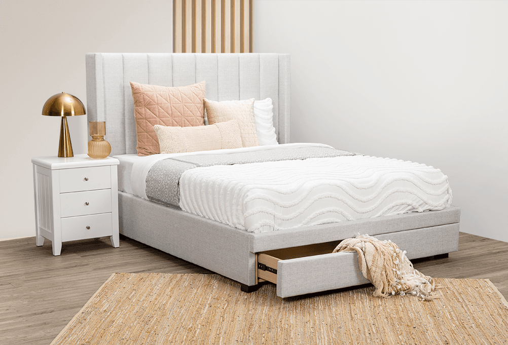 Maya Fabric King Bed