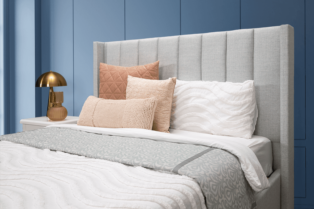 Maya Fabric King Bed