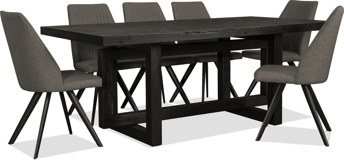 Dante Acacia Rectangle 2000 Dining Table