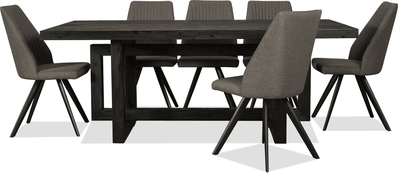 Dante Acacia Rectangle 2000 Dining Table