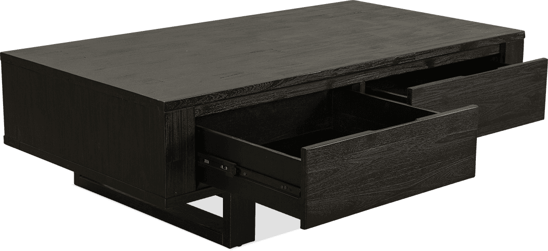 Dante Acacia Rectangle 2 Drawer Coffee Table